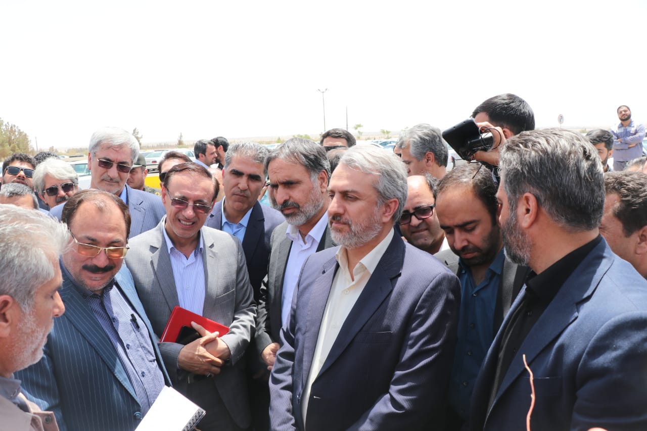 بازدید سیدرضا فاطمی امین ، وزیر صنعت، معدن و تجارت از شرکت آلومینای ایران