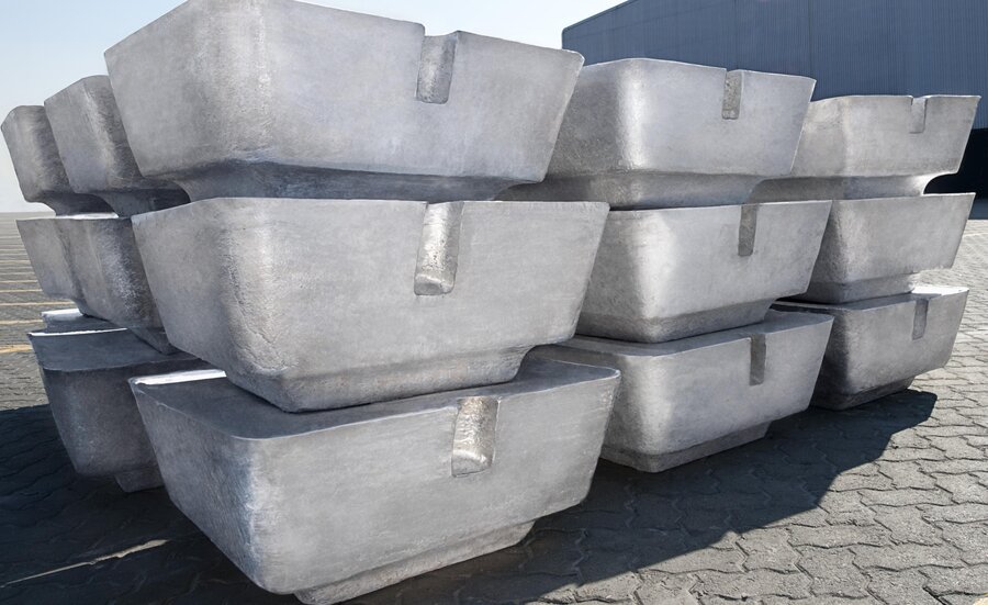 معامله 4750 تن شمش آلومینیوم در بورس کالا