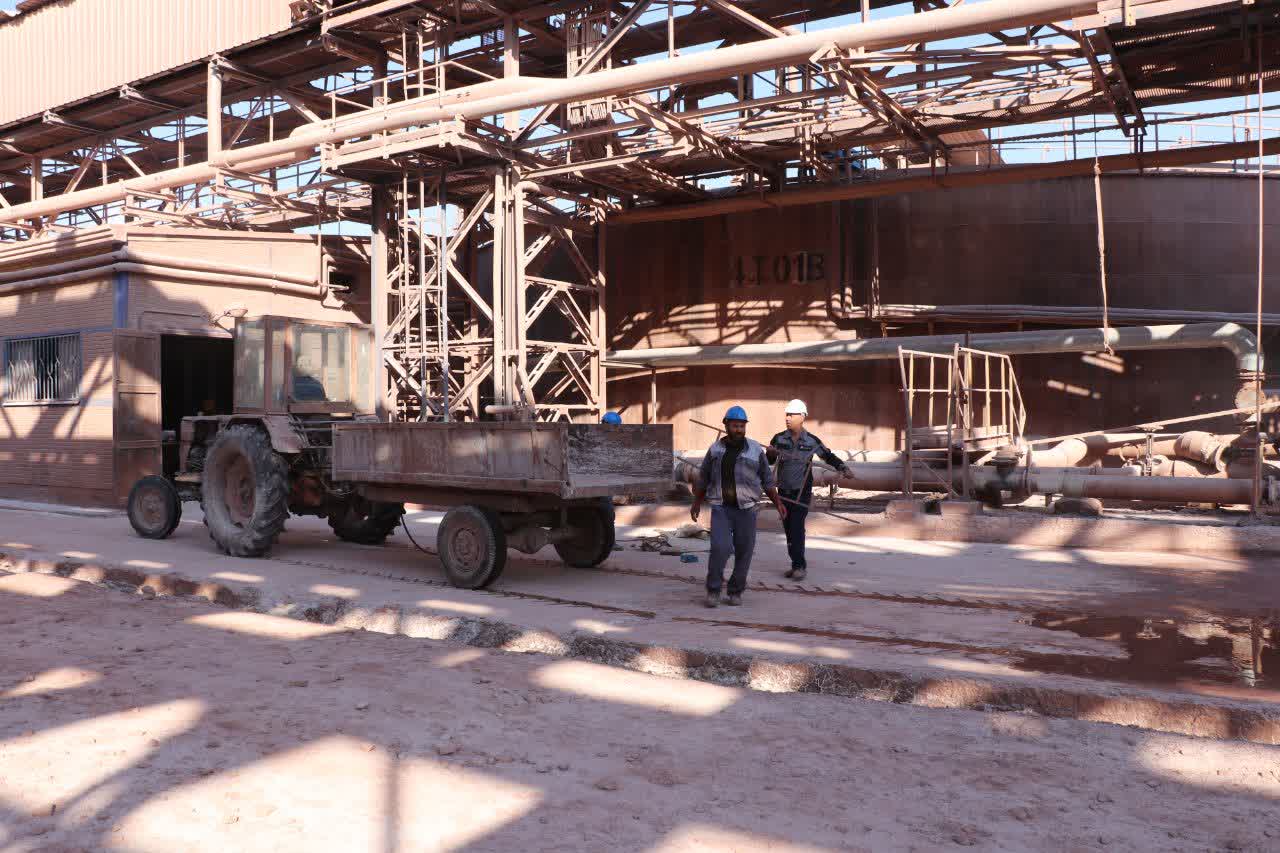 ضایعات موجود در واحد گل قرمز «آلومینا» جمع‌آوری شد