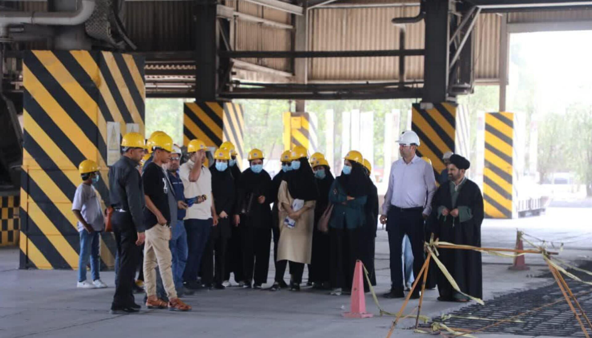 اردوی راهیان پیشرفت در شرکت آلومینیوم المهدی برگزار شد