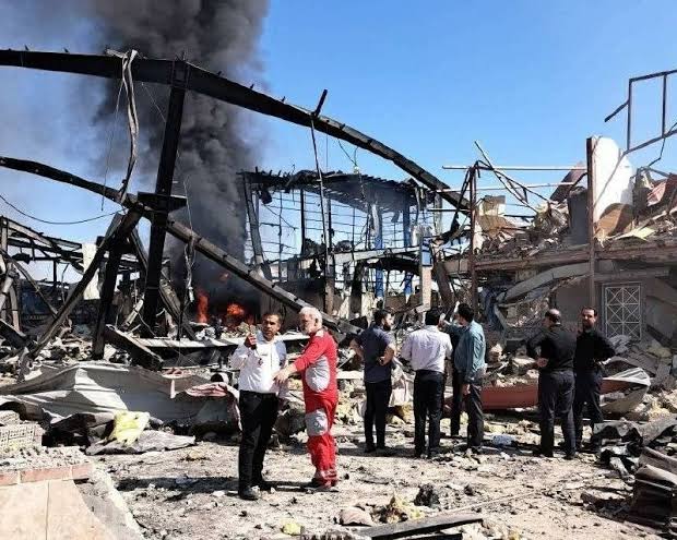 انفجار در یک کارخانه آلومینیوم شهرک صنعتی شمس‌آباد
