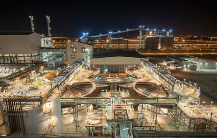 راه‌اندازی کارخانة جدید آلومینای شرکت معادن عربستان