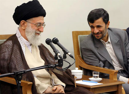 دیدار مجدد احمدی نژاد با رهبر انقلاب ؛ تجدید بیعت 