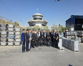 بازید اعضای هیات مدیره سندیکای صنایع آلومینیوم ایران از شرکتهای تولیدی شمش آلیاژی آلومینیوم در گلپایگان