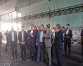 بازدید استاندار کرمان از کارخانه آلومینیوم هزار