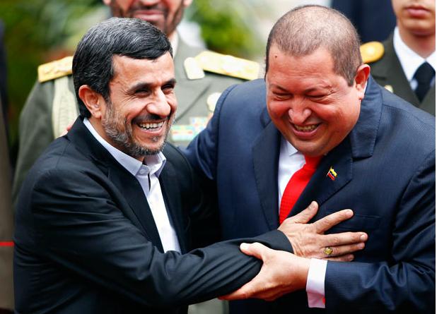 شوخی خطرناک چاوز با احمدی نژاد