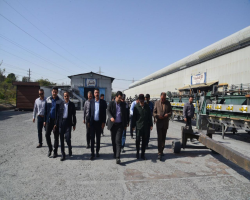 بازدید اعضای هیات مدیره ایرالکو از خطوط تولیدی کارخانه