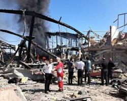 انفجار در یک کارخانه آلومینیوم شهرک صنعتی شمس‌آباد