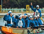 صدرنشینی بانوان قایقران با حمایت آلومینیوم المهدی 